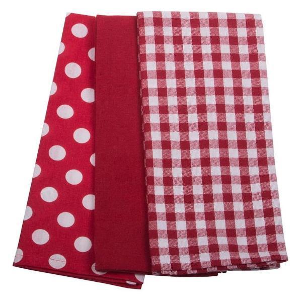 Полотенце кухонное BORGHOUSE Polka dots, 3 шт.