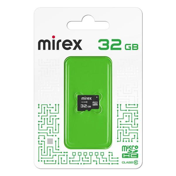 Карта памяти SD Micro MIREX microSDHC 32GB (class 10)