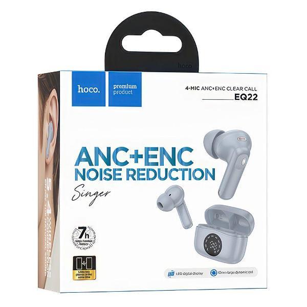 Bluetooth гарнитура Hoco EQ22 Singer синие