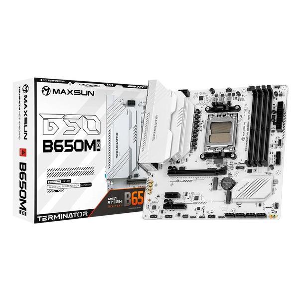 Материнская плата MAXSUN MS-Terminator B650M WIFI ICE (AM5, mATX)