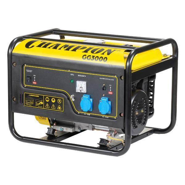Генератор Champion GG3000 2,3/2,5кВт 6лс 15л фото