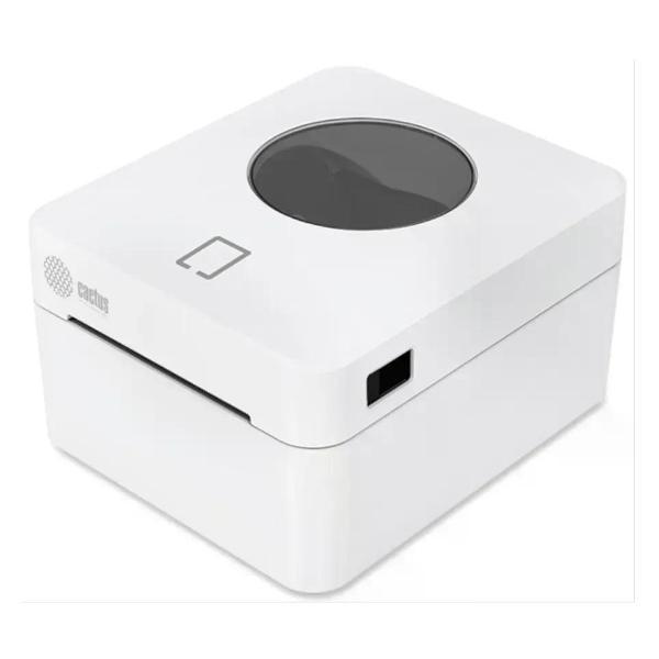 Принтер для печати наклеек Cactus CS-TP-D410U-W
