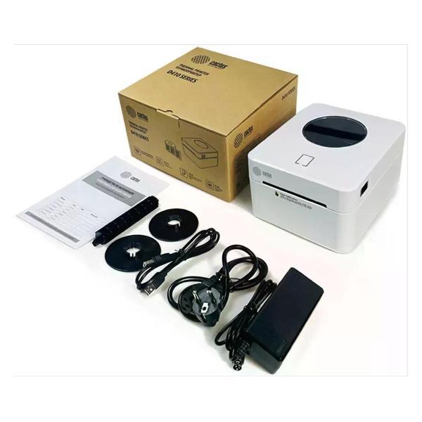 Принтер для печати наклеек Cactus CS-TP-D410U-W