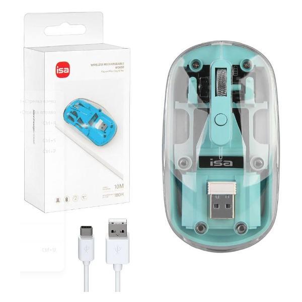 Компьютерная мышь беспроводная ISA Бирюзовая