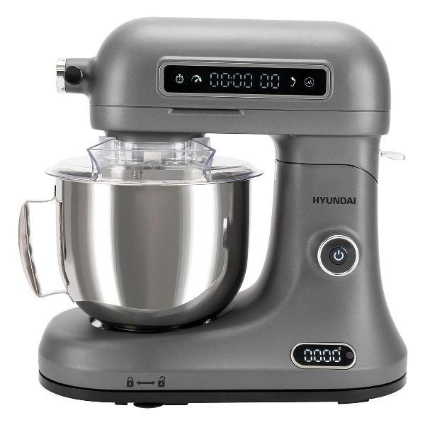 Миксер планетарный Hyundai HYM-S8551 серебристый