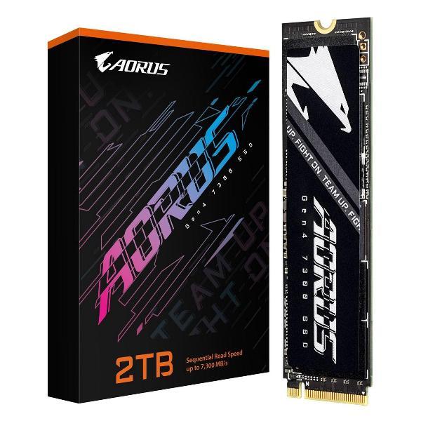 Внутренний диск SSD GIGABYTE AORUS Gen4 7300, 2 ТБ, M.2 2280 (AG4732TB N)