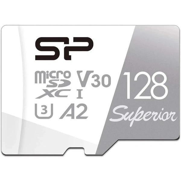 Флэш-диск USB Silicon Power Superior microSDXC 128Gb Class10 SP128GBSTXDA2V20