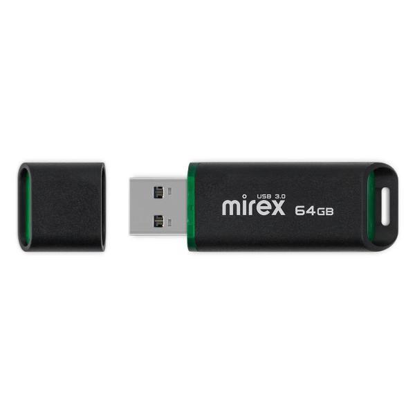 USB флеш-накопитель Mirex SPACER BLACK 64GB