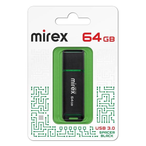 USB флеш-накопитель MIREX SPACER BLACK 64GB