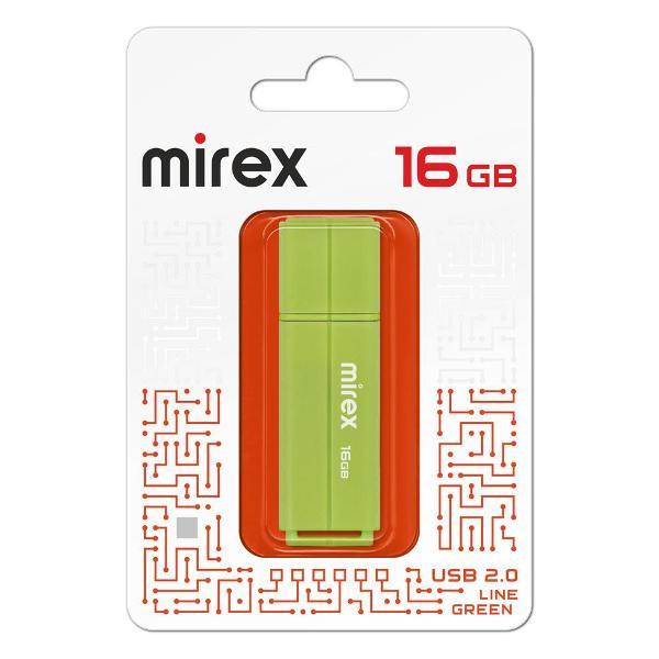 USB флеш-накопитель MIREX LINE GREEN 16GB