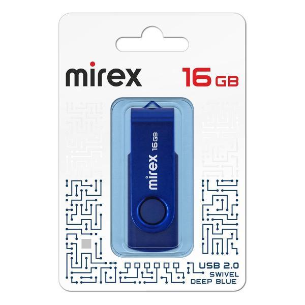 USB флеш-накопитель MIREX SWIVEL DEEP BLUE 16GB
