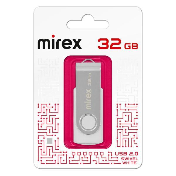 USB флеш-накопитель MIREX SWIVEL WHITE 32GB