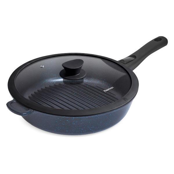 Сковорода FISSMAN гриль SAPPHIRE PRO 28 см с крышкой