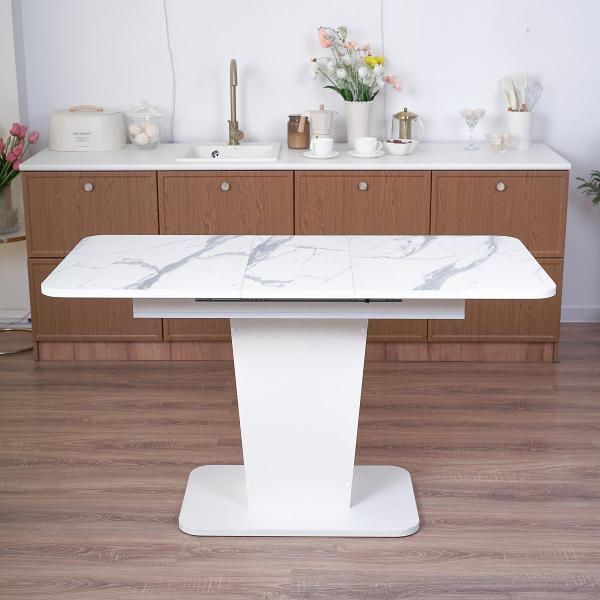 Стол обеденный Frenesie ГРАНТ 1080х680 No3027 ЛДСП белое