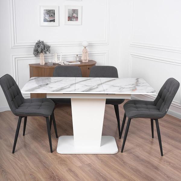 Стол обеденный Frenesie ГРАНТ 1100х700 Стекло ТМ89