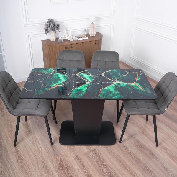 Стол обеденный Frenesie ГРАНТ 1100х700 Стекло ТМ90