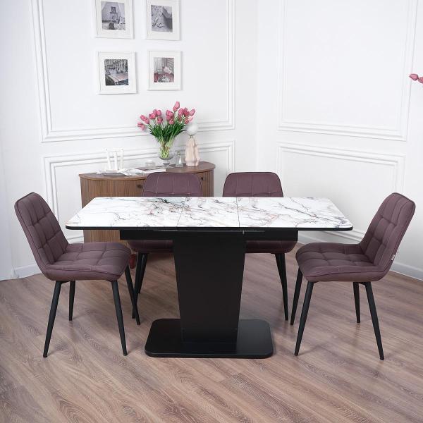 Стол обеденный Frenesie ГРАНТ 1100х700 Стекло Л60