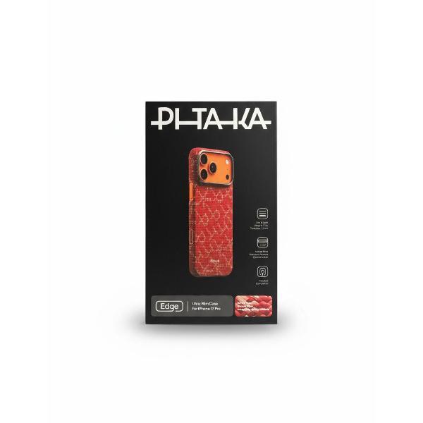 Чехол для смартфона, телефона Pitaka PTK Leaping(Gold Red) для iPhone 17 Pro фото