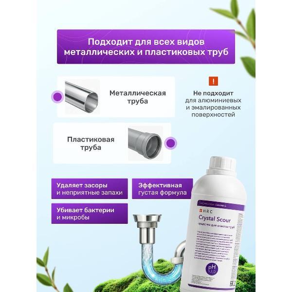 Средство для удаления засоров HRC Scour, 1 л