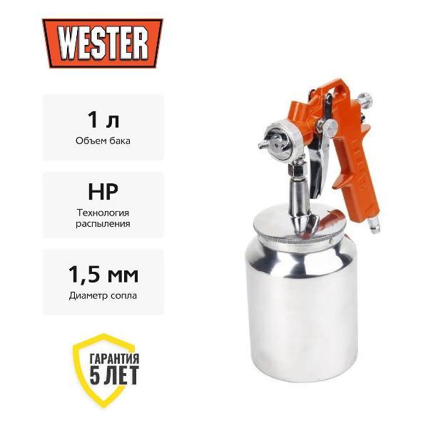 Краскопульт пневматический Wester Краскопульт пневматический WESTER FPS-10