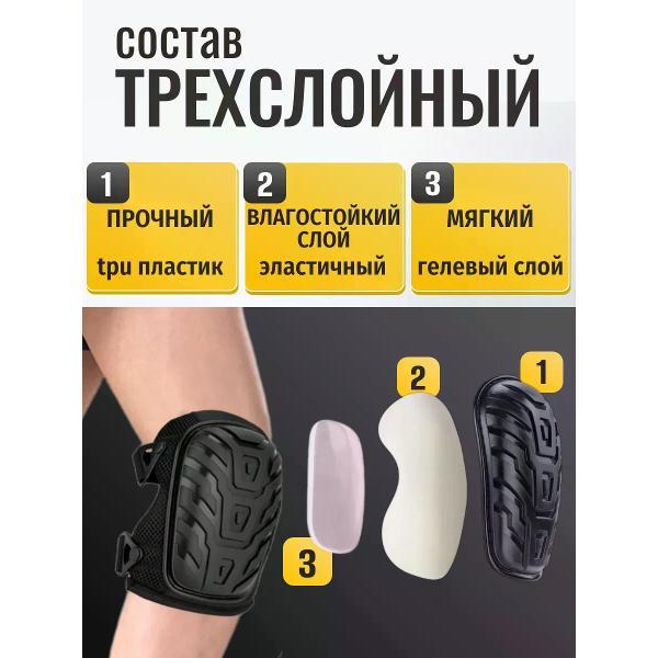 Наколенник рабочий Best Room Наколенники строительные(пластик)