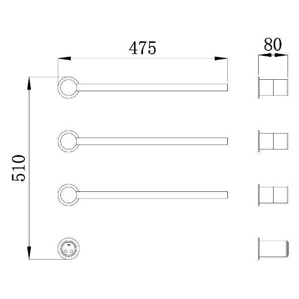 Полотенцесушитель Raglo R350.51.09