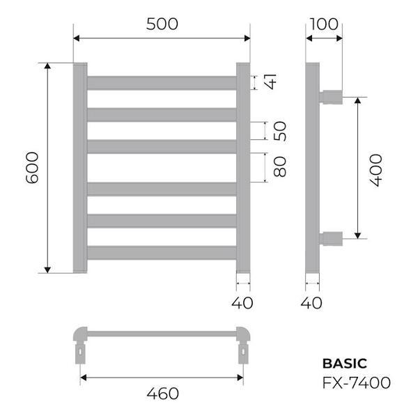 Полотенцесушитель FIXSEN FX-7400W