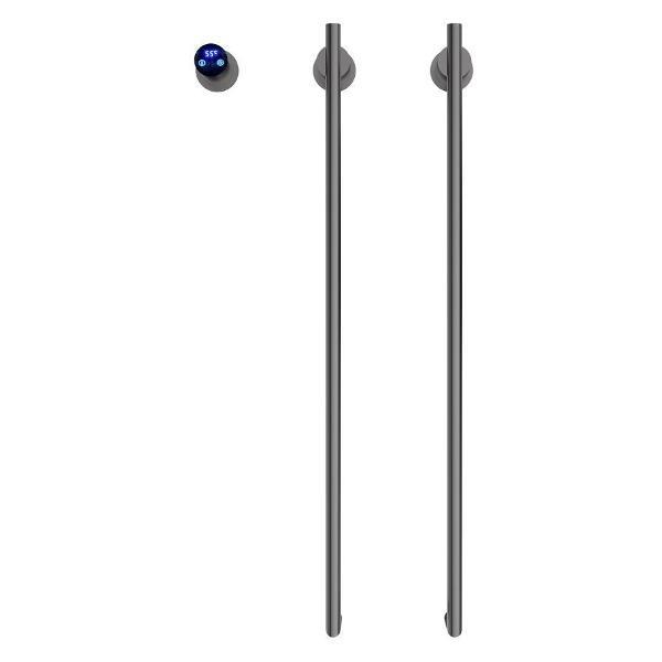 Полотенцесушитель Terminus электрический Рондо П2 35х76, оружейная сталь