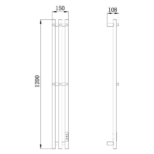 Полотенцесушитель Raglo R350.17.03