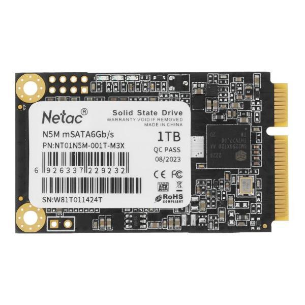 Внутренний диск SSD Netac N5M mSATA SATAIII 3D NAND 1TB