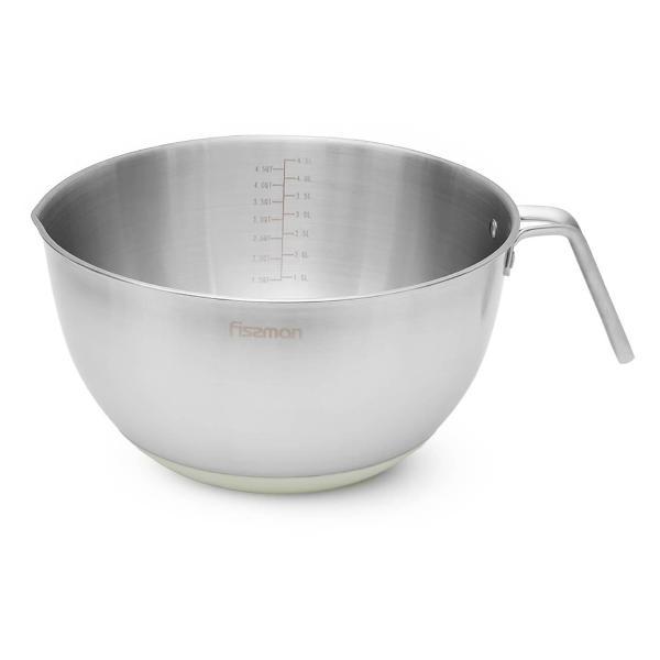Миска FISSMAN 25*13,9 см 4,5 л с ручкой