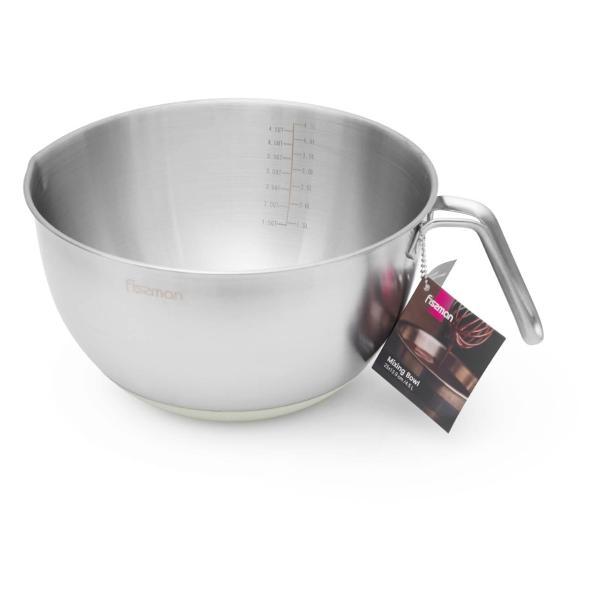 Миска FISSMAN 25*13,9 см 4,5 л с ручкой