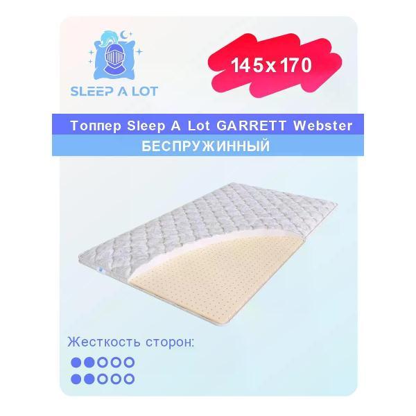 Матрас-топпер Sleep A Lot 145x170 см Webster (высота 1 см, латекс, умеренно