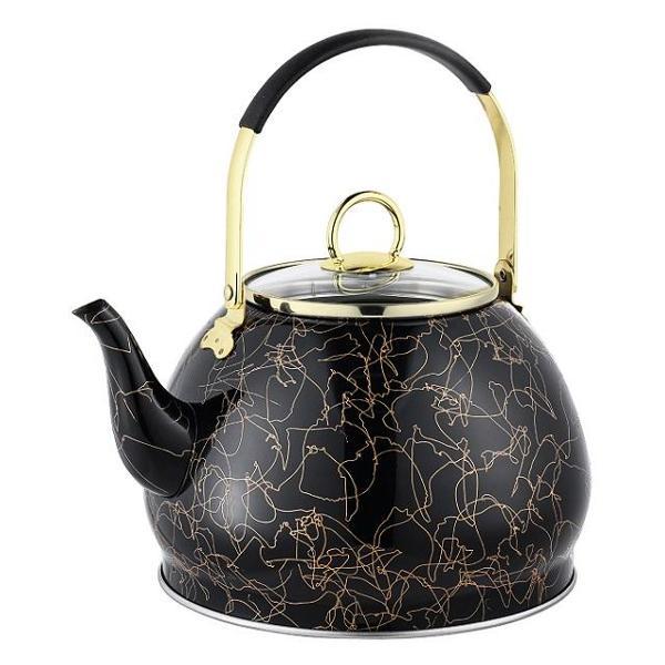 Чайник для плит Kelli KL-4570 3 л черный