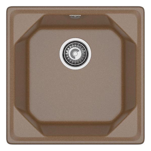 Раковина для кухни GranFest UNIQUE 500, терракот