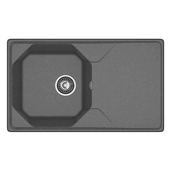 Раковина для кухни Granfest UNIQUE 840L, графит фото