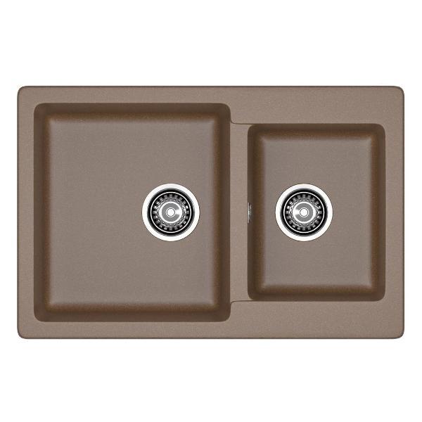 Раковина для кухни GranFest PRACTIK 780K, терракот