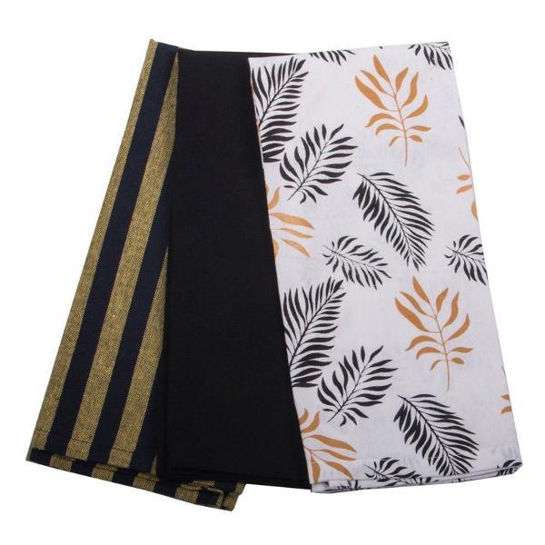 Полотенце кухонное BORGHOUSE Feathers, 3 шт.