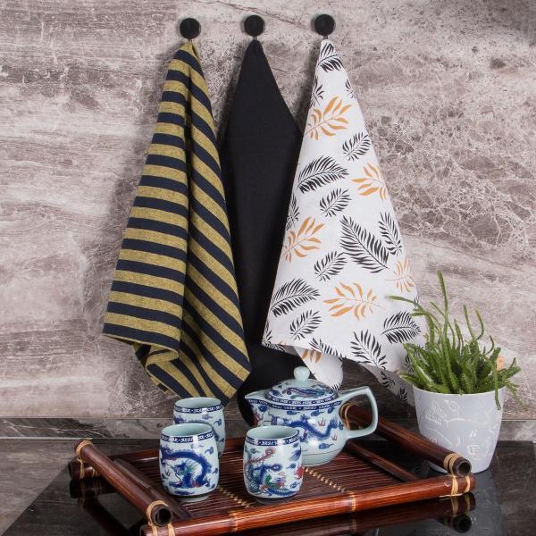 Полотенце кухонное BORGHOUSE Feathers, 3 шт.