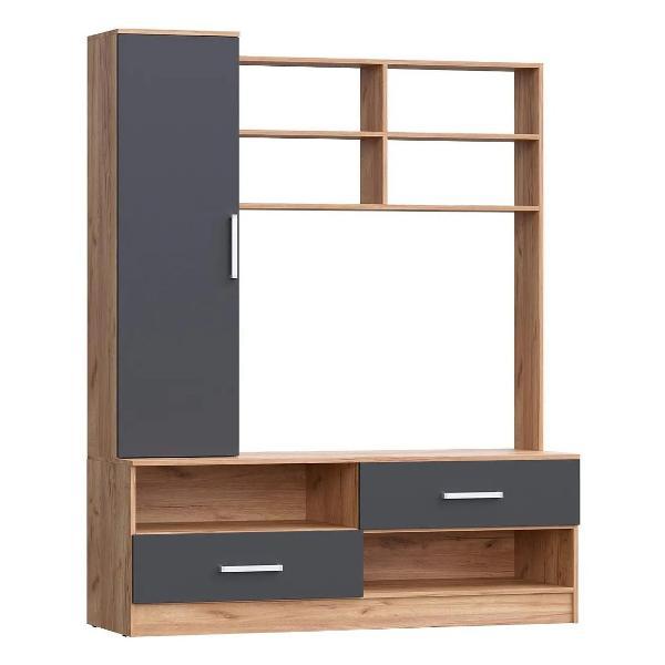 Комплект мебели для гостинной МИФ Мебель Готовая стенка для гостиной