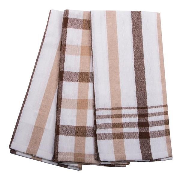 Полотенце кухонное BORGHOUSE Yellow squares, 3 шт.