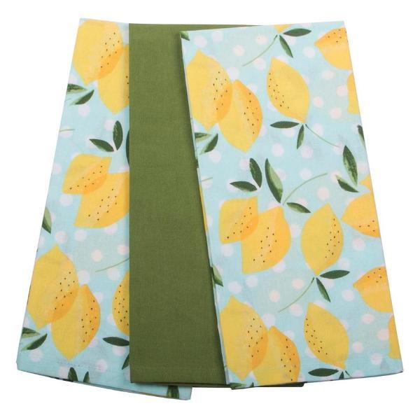 Полотенце кухонное BORGHOUSE Lemons, 3 шт.