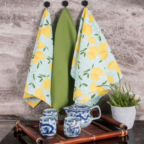 Полотенце кухонное BORGHOUSE Lemons, 3 шт.