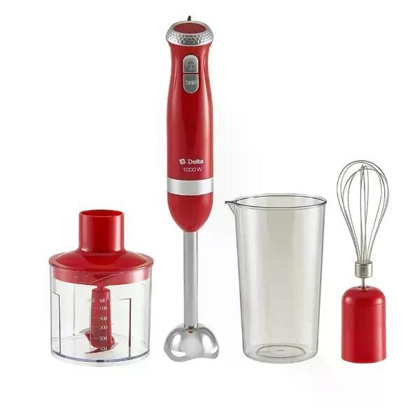 Блендер погружной Delta DL-7064B красный