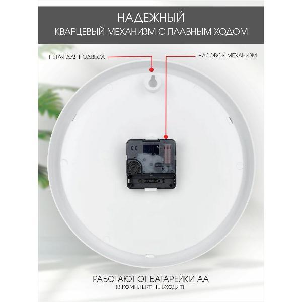 Часы настенные TROYKATIME Графит Классика