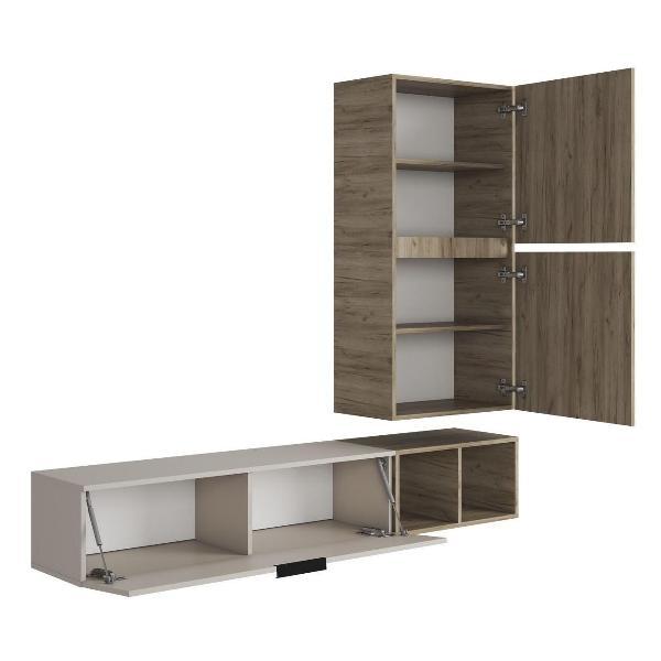 Комплект мебели для гостинной МК Стиль Гостиная НМ-001 с тумбой-комодом