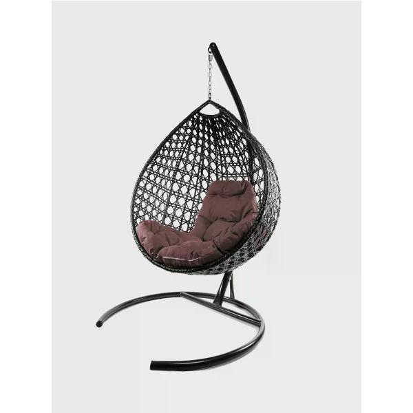 Кресло M-Group Подвесное кресло Капля Люкс корич/корич