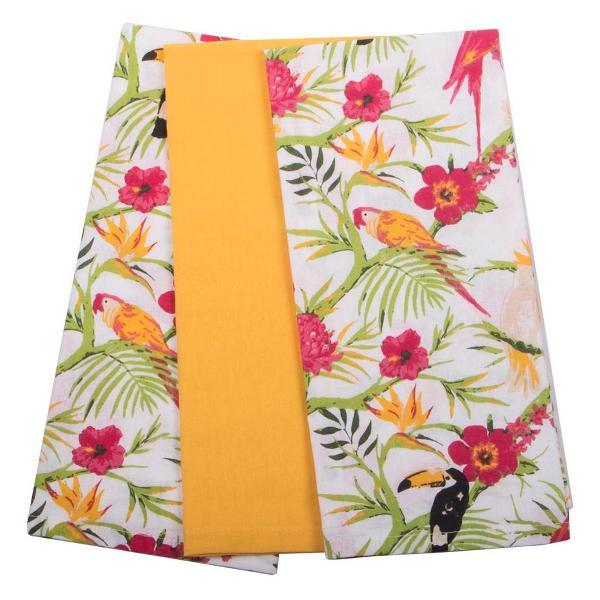 Полотенце кухонное BORGHOUSE Tropical bird, 3 шт.