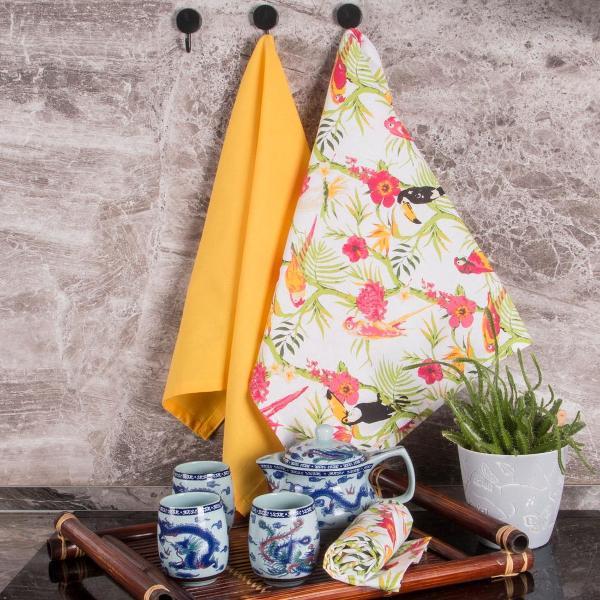 Полотенце кухонное BORGHOUSE Tropical bird, 3 шт.