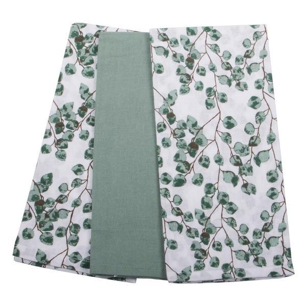 Полотенце кухонное BORGHOUSE Eucalyptus branches, 3 шт фото